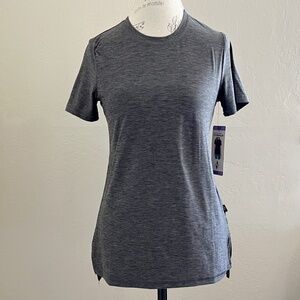 Skechers Go Walk Short Sleeve T-Shirt-Black Size XS